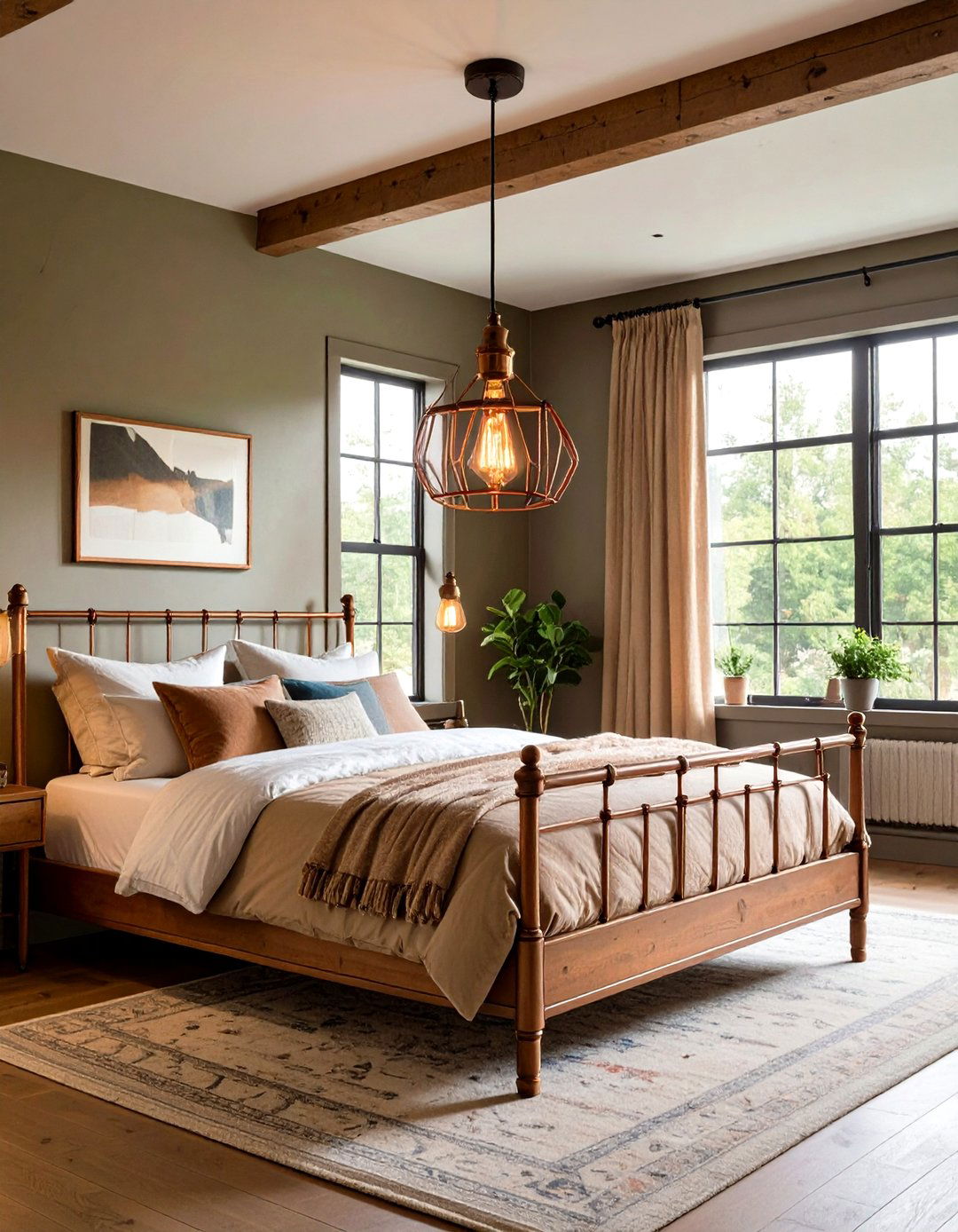 Edison Bulb Chandeliers - 20 Steampunk Bedroom Ideas