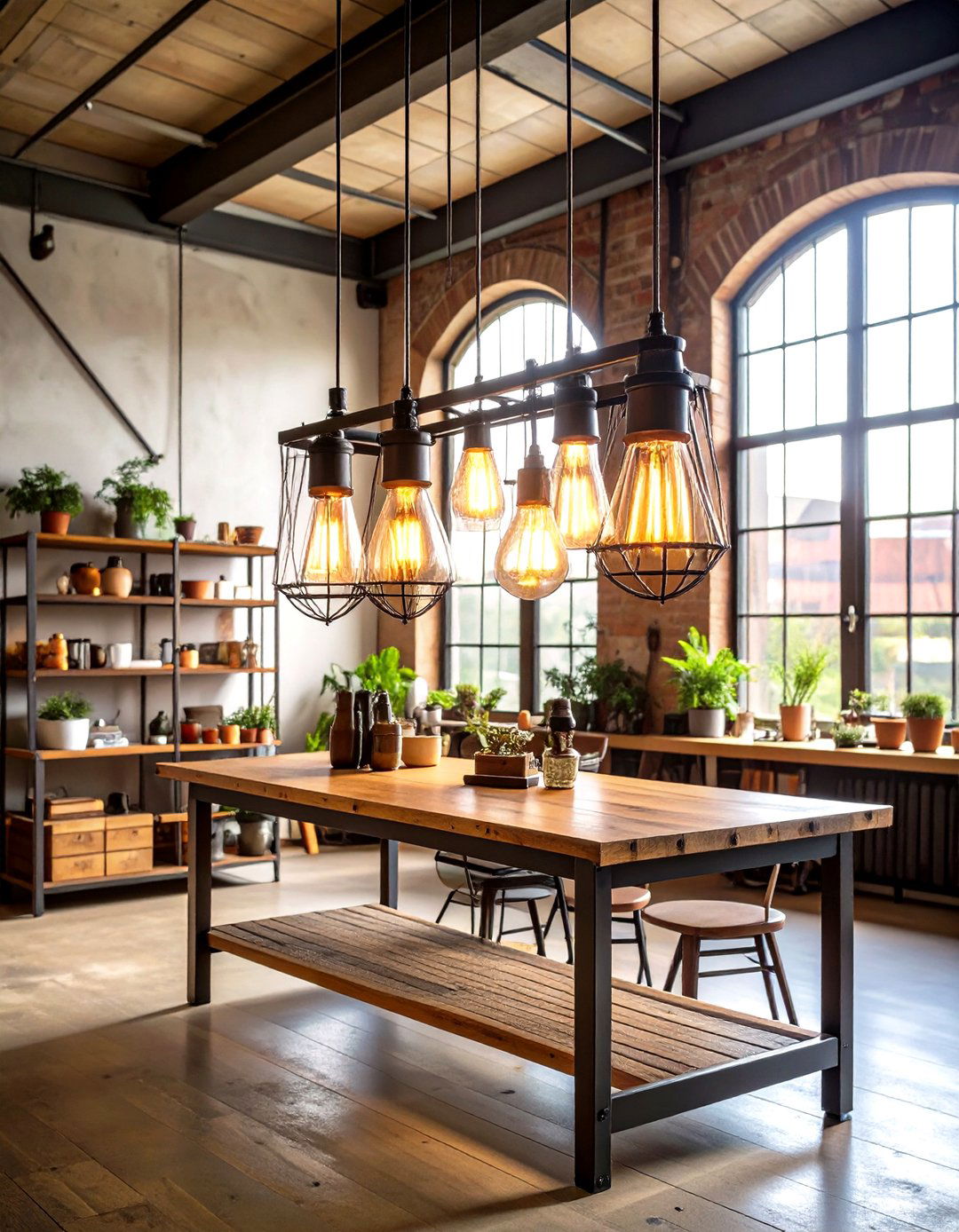 Edison Bulb Fixtures - 20 Vaulted Ceiling Lighting Ideas