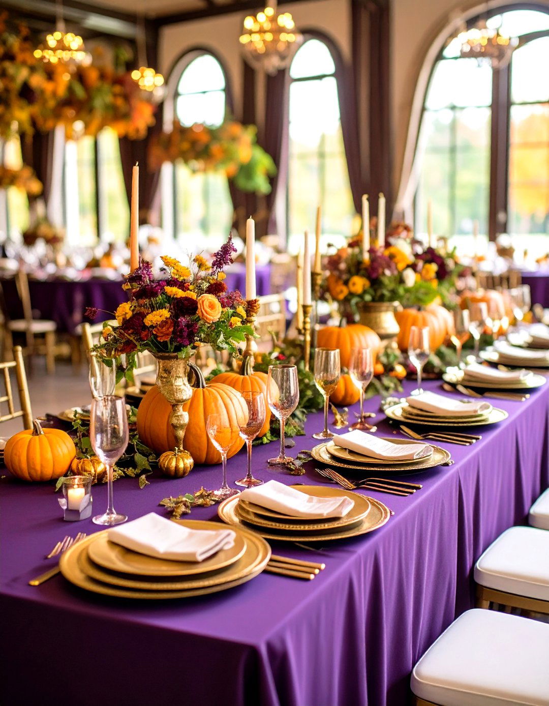 Eggplant Purple Wedding Theme for Fall Elegance - 20 Purple Wedding Theme Ideas