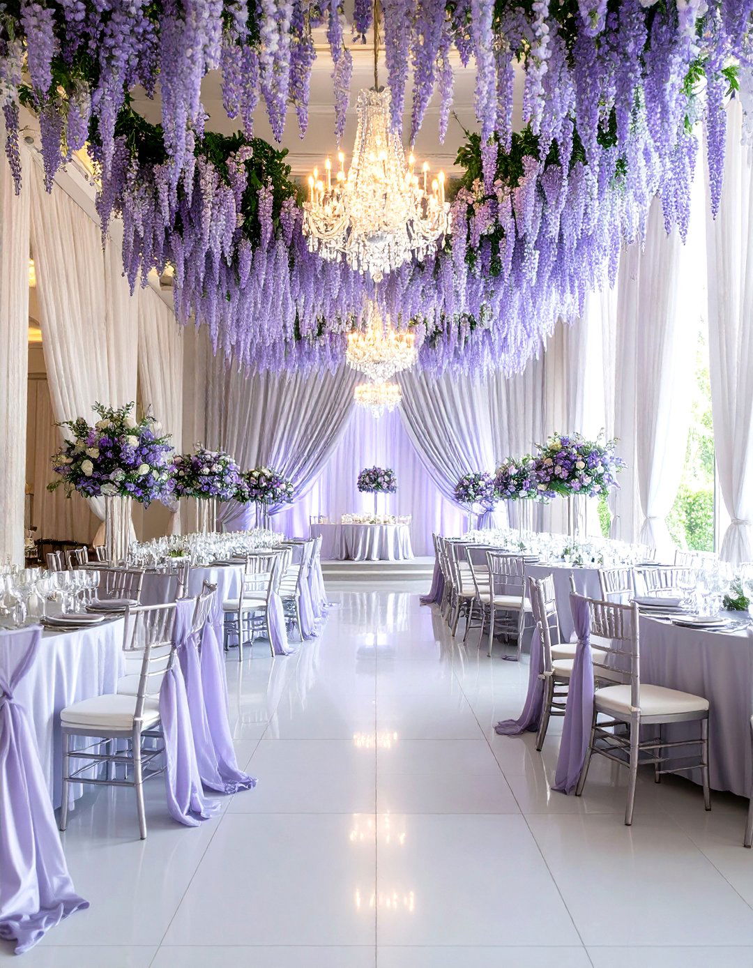 Elegant Lavender Wedding Silver Sophistication - 20 Lavender Wedding Ideas