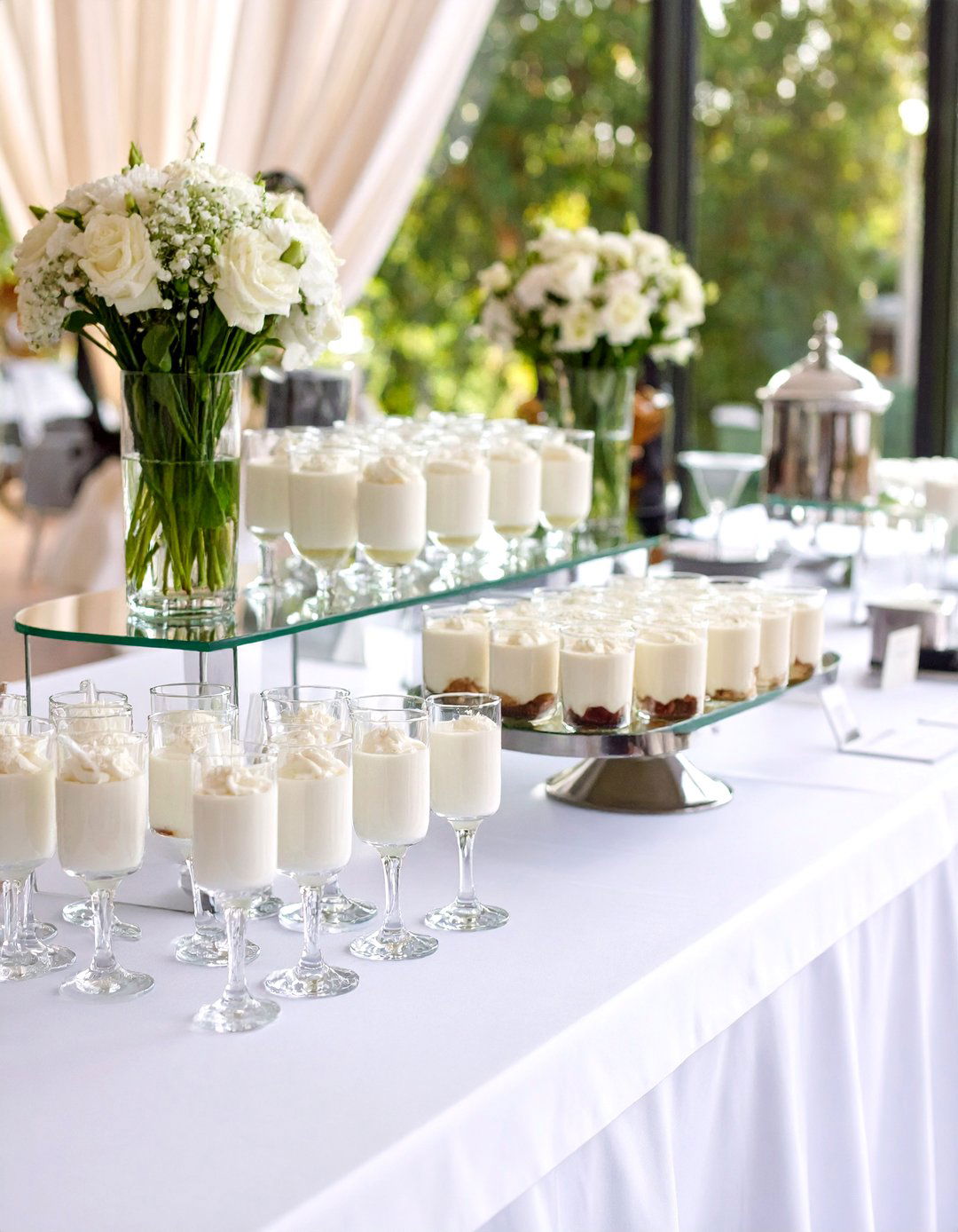 Elegant Wedding Dessert Parfait Assembly Station - 20 Wedding Dessert Ideas