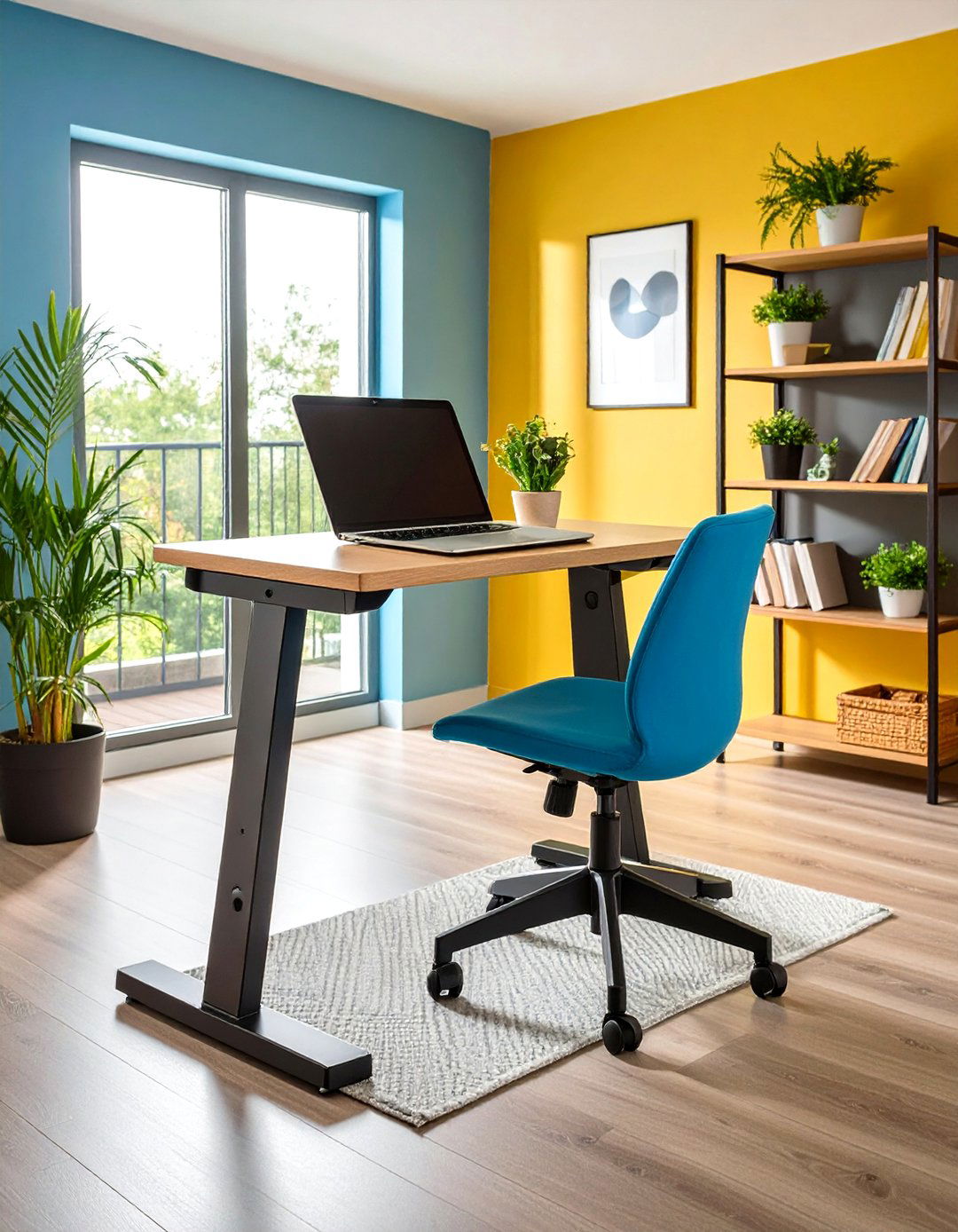 Elevate with Adjustable Standing Desks - 20 Small Home Office Ideas