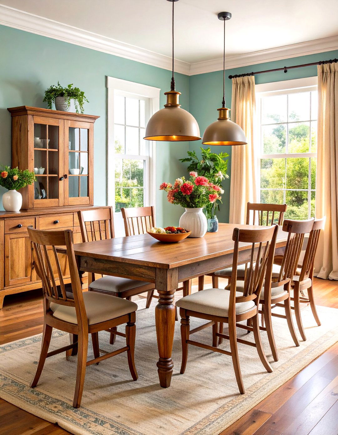 Embrace Distressed Wood Furniture - 20 Vintage Dining Room Ideas
