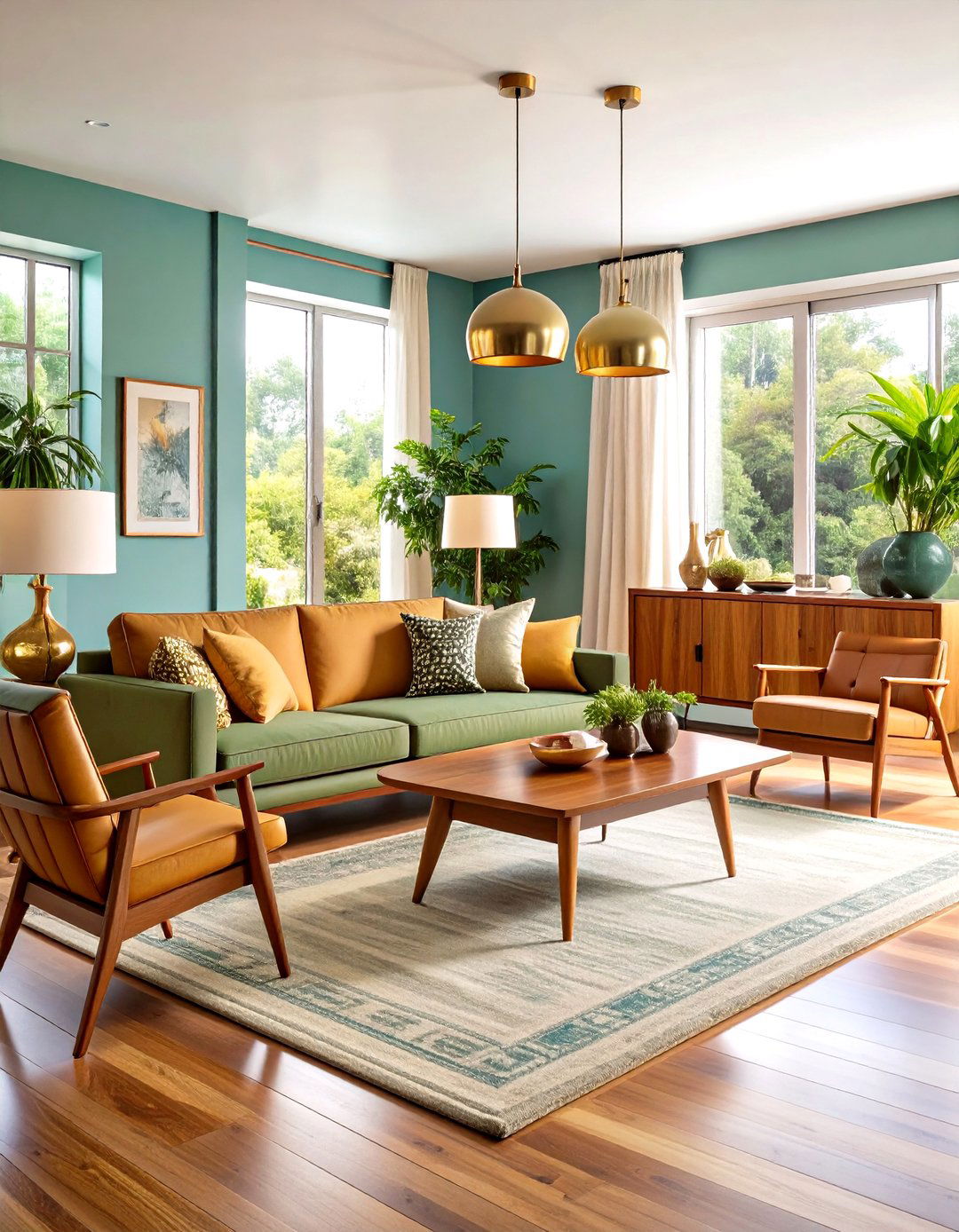 Embrace Midcentury Modern with Vintage Accents - 20 Vintage Living Room Ideas