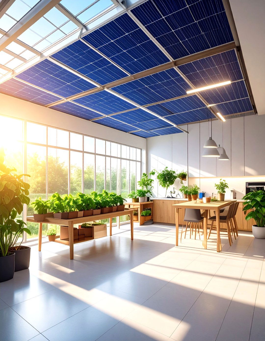 Embrace Solar Tech for a Net Zero Greenhouse - 20 Greenhouse Room Ideas