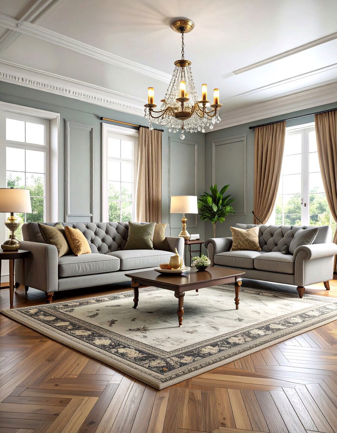 Embrace Traditional Style with Your Grey Couch - 20 Grey Couch Living Room Ideas