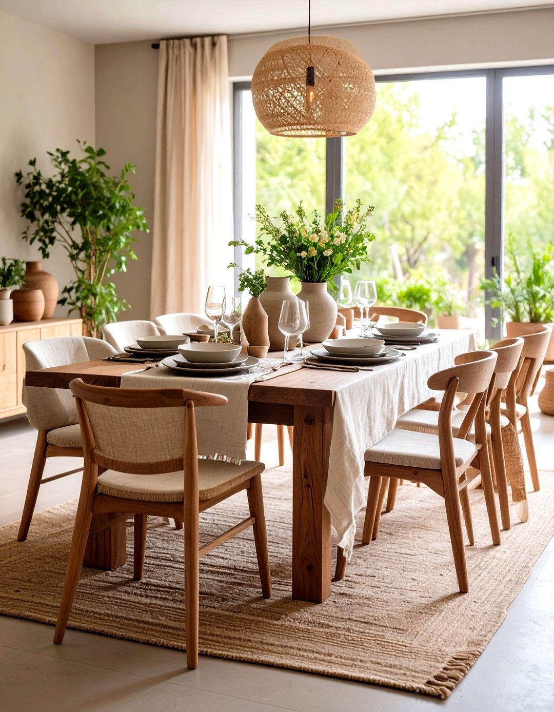 Embrace Wabi Sabi Serenity - 20 Dining Room Design Ideas