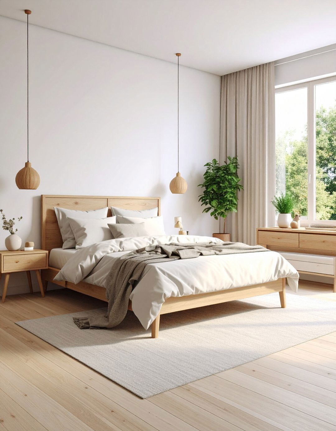 Embrace a Neutral Color Palette - 20 Scandinavian Bedroom Ideas