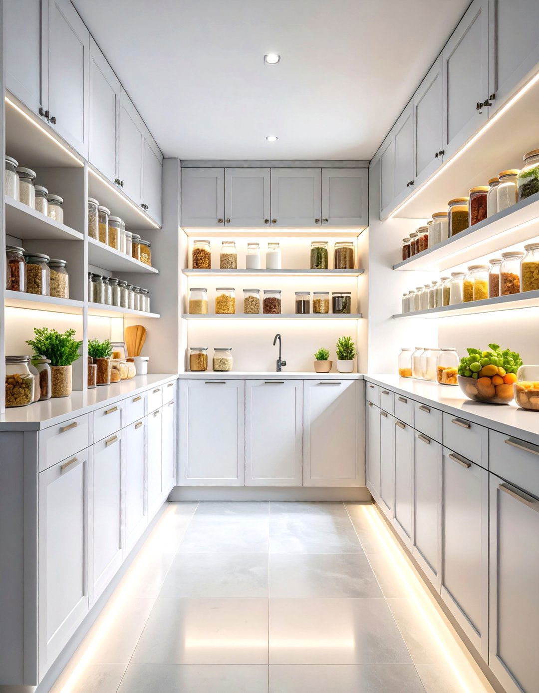 Embrace a Simple Aesthetic - 20 Walk in Pantry Ideas