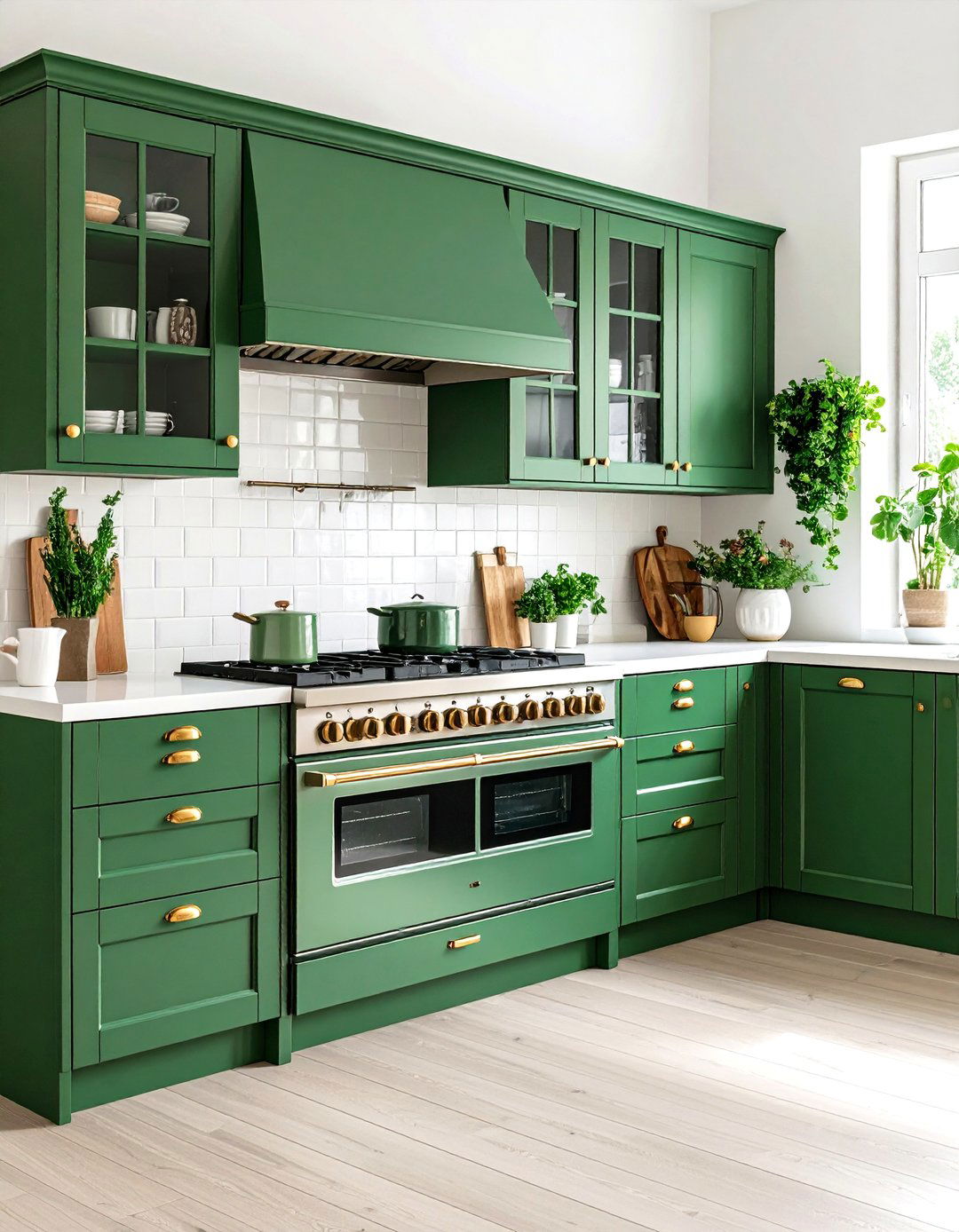 Emerald Hued Appliances - 20 Emerald Green Kitchen Ideas