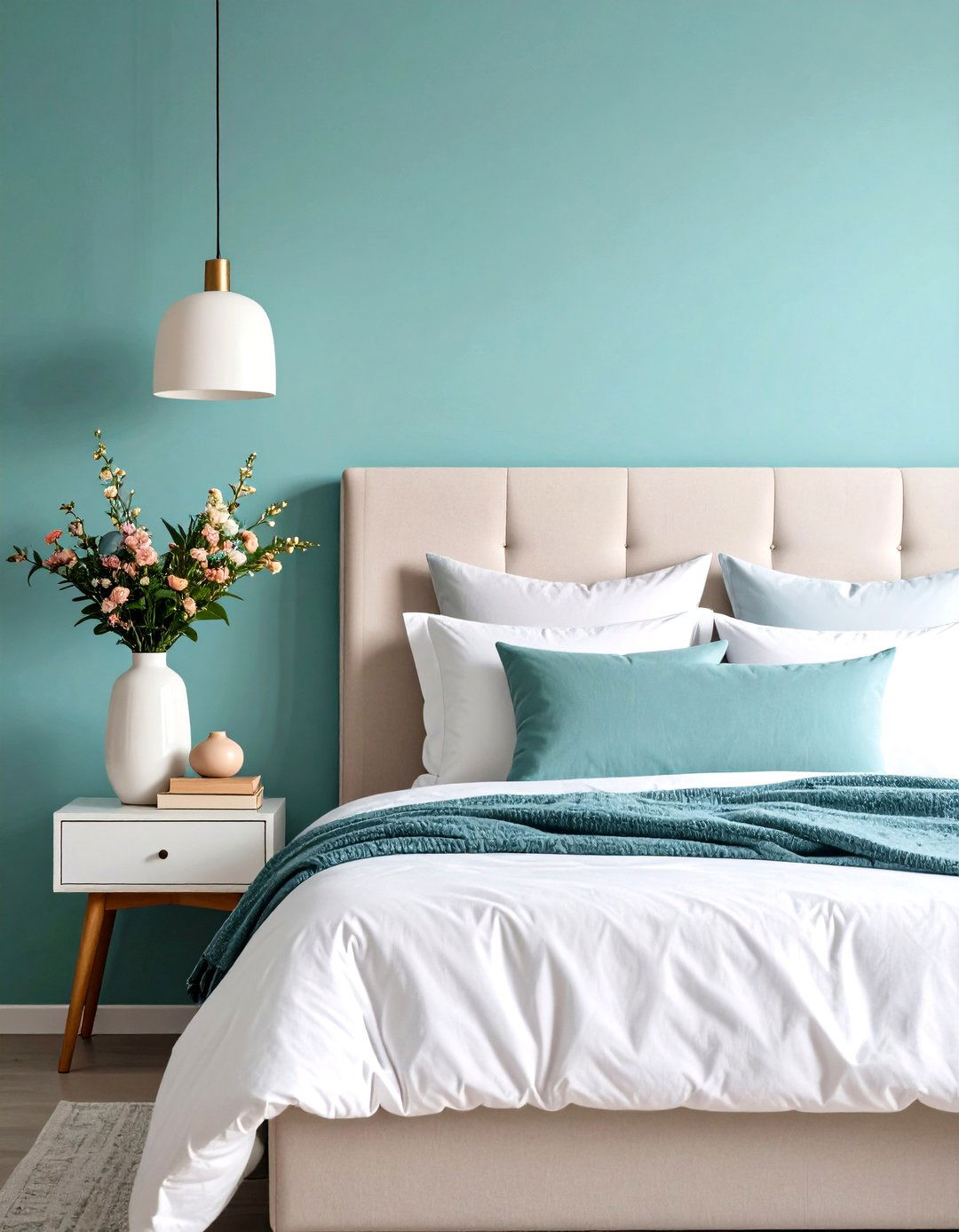 Emphasize Minimal Clutter - 20 Small Boho Bedroom Ideas