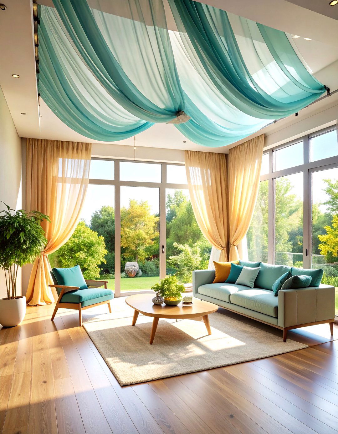 Employ Translucent Dividers for Zoning - 20 Small Living Room Ideas