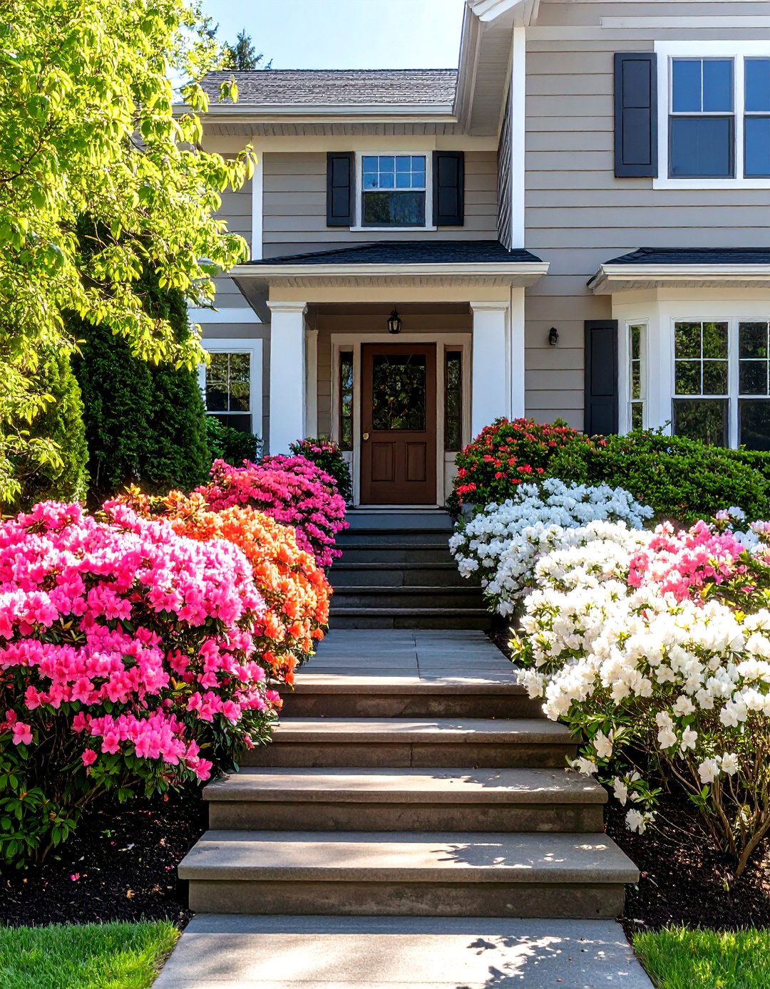 Encore Azalea Foundation Display for Year Round Appeal - 20 Azalea Garden Ideas