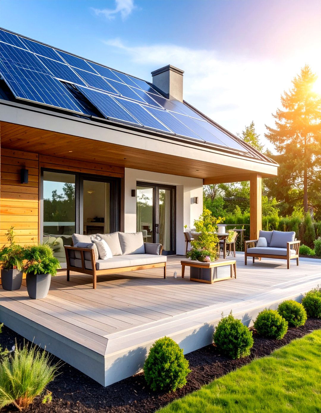 Energy Efficient Modern Front Porch Design - 20 Modern Front Porch Ideas
