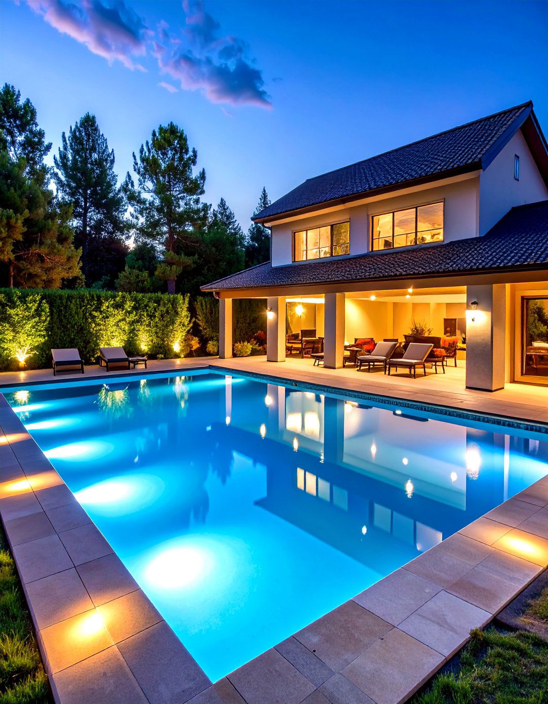 Energy Efficient Sustainable Pool Lighting Solutions - 20 Pool Lighting Ideas