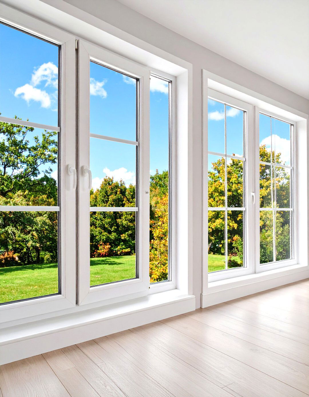 Energy Efficient Vinyl Brickmold Window Trim - 20 Window Trim Ideas