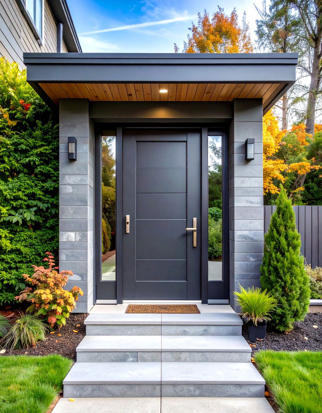 Energy Smart Insulated Core - 20 Dark Gray Front Door Ideas