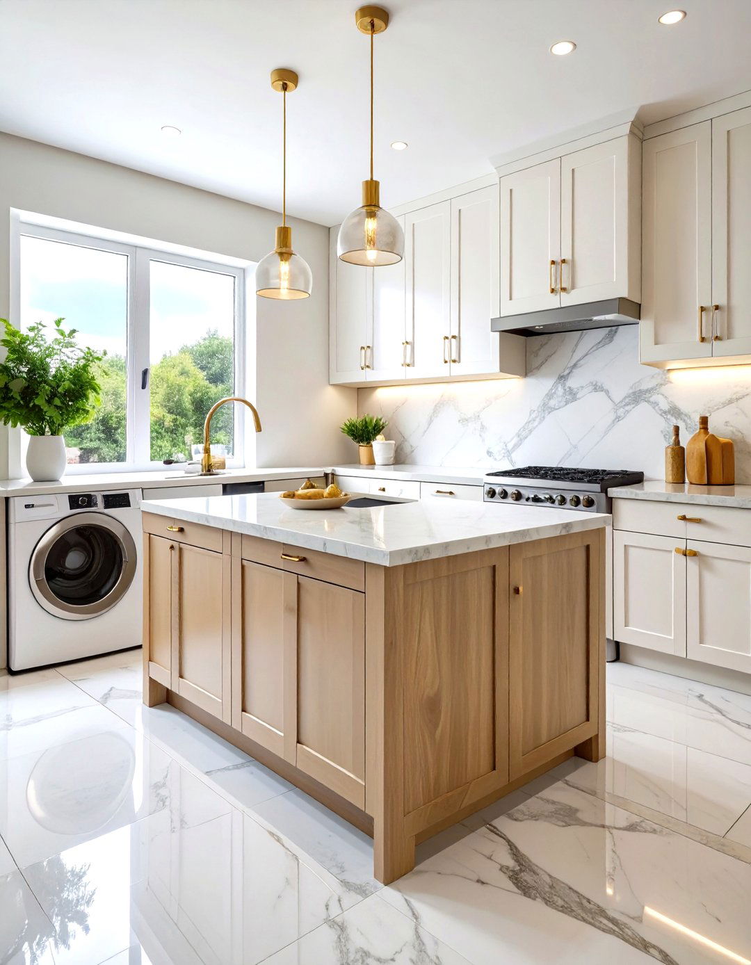 Engineered Quartz Laundry Room Countertop - 20 Laundry Room Countertop Ideas
