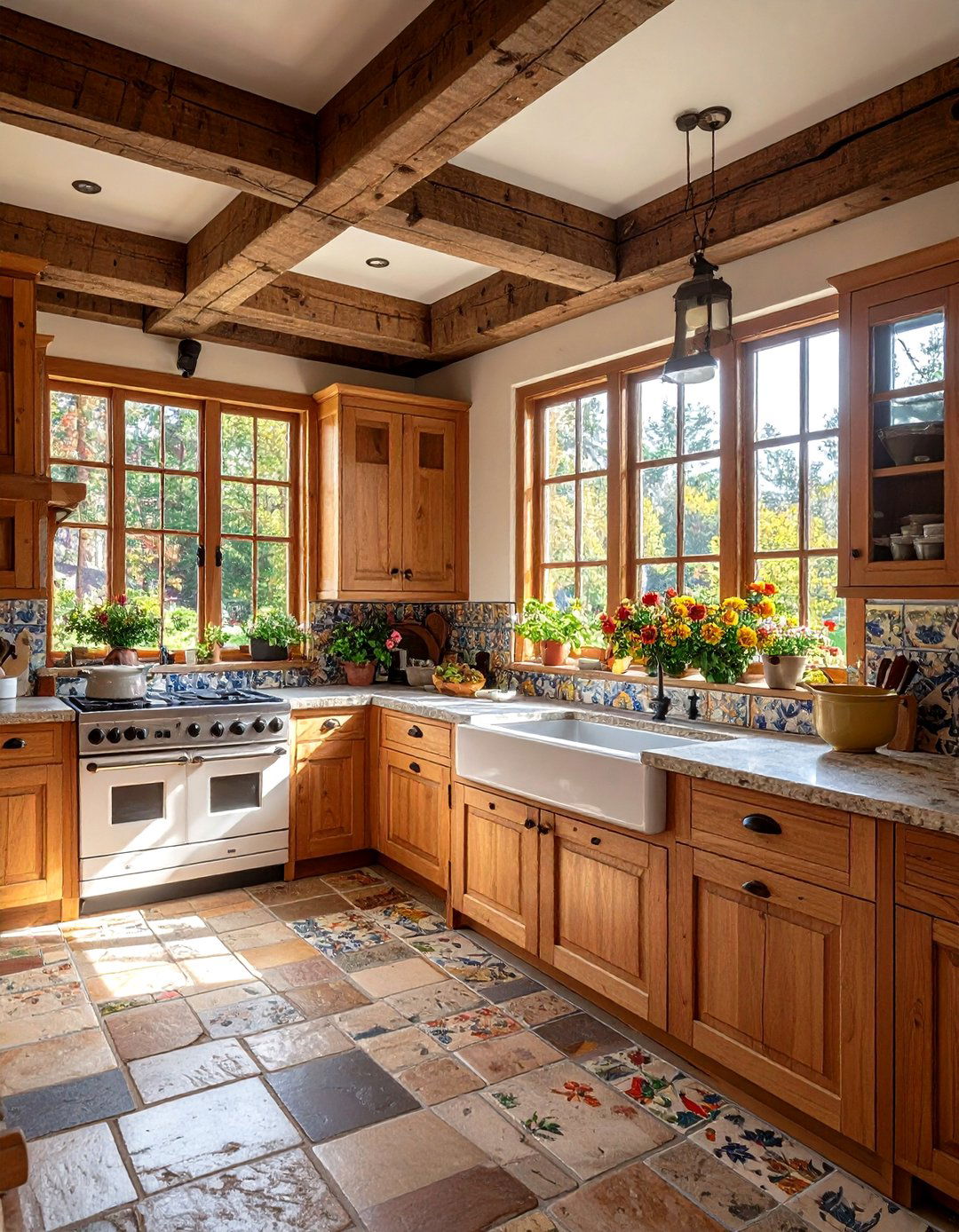 English Cottage Kitchen With White Appliances - 20 Kitchen With White Appliances Ideas