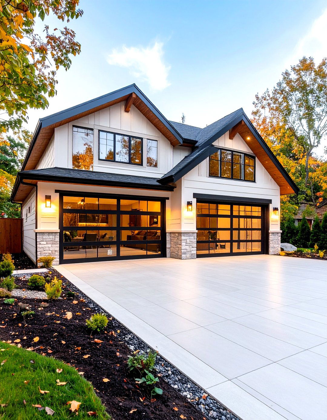 Entertainment Hub Detached Garage Makeover - 20 Detached Garage Ideas