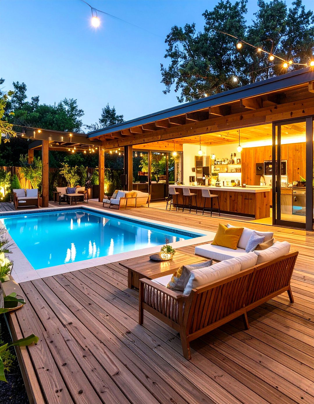 Entertainment Hub Pool Shed - 20 Pool Shed Ideas