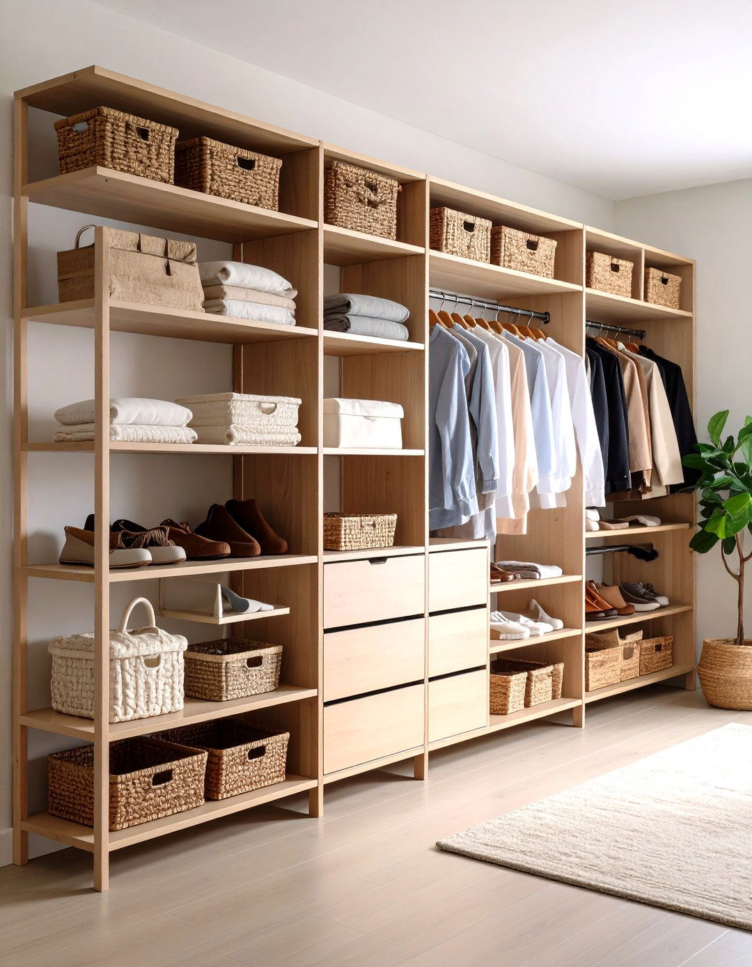 Entry Closet Floating Shelf Installation - 20 Entry Closet Ideas