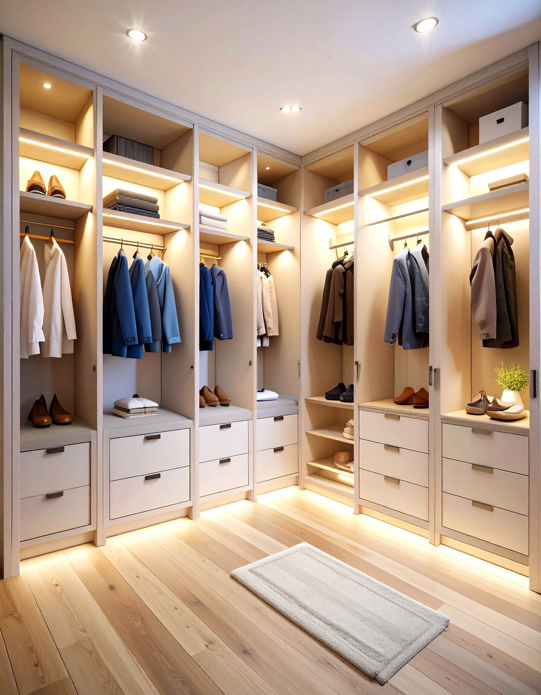 Entry Closet Locker Style Cubbies - 20 Entry Closet Ideas