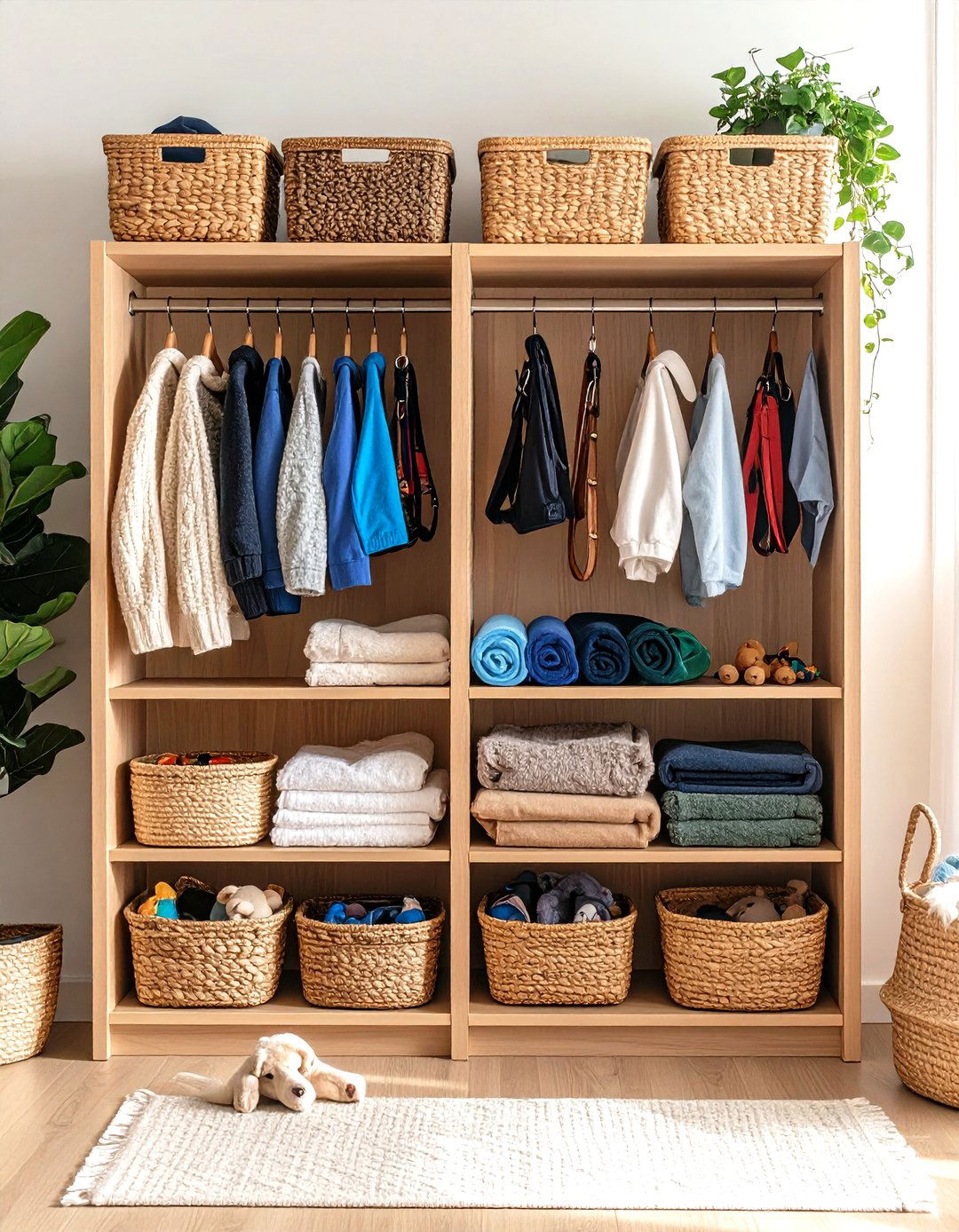 Entry Closet Pet Supply Station - 20 Entry Closet Ideas