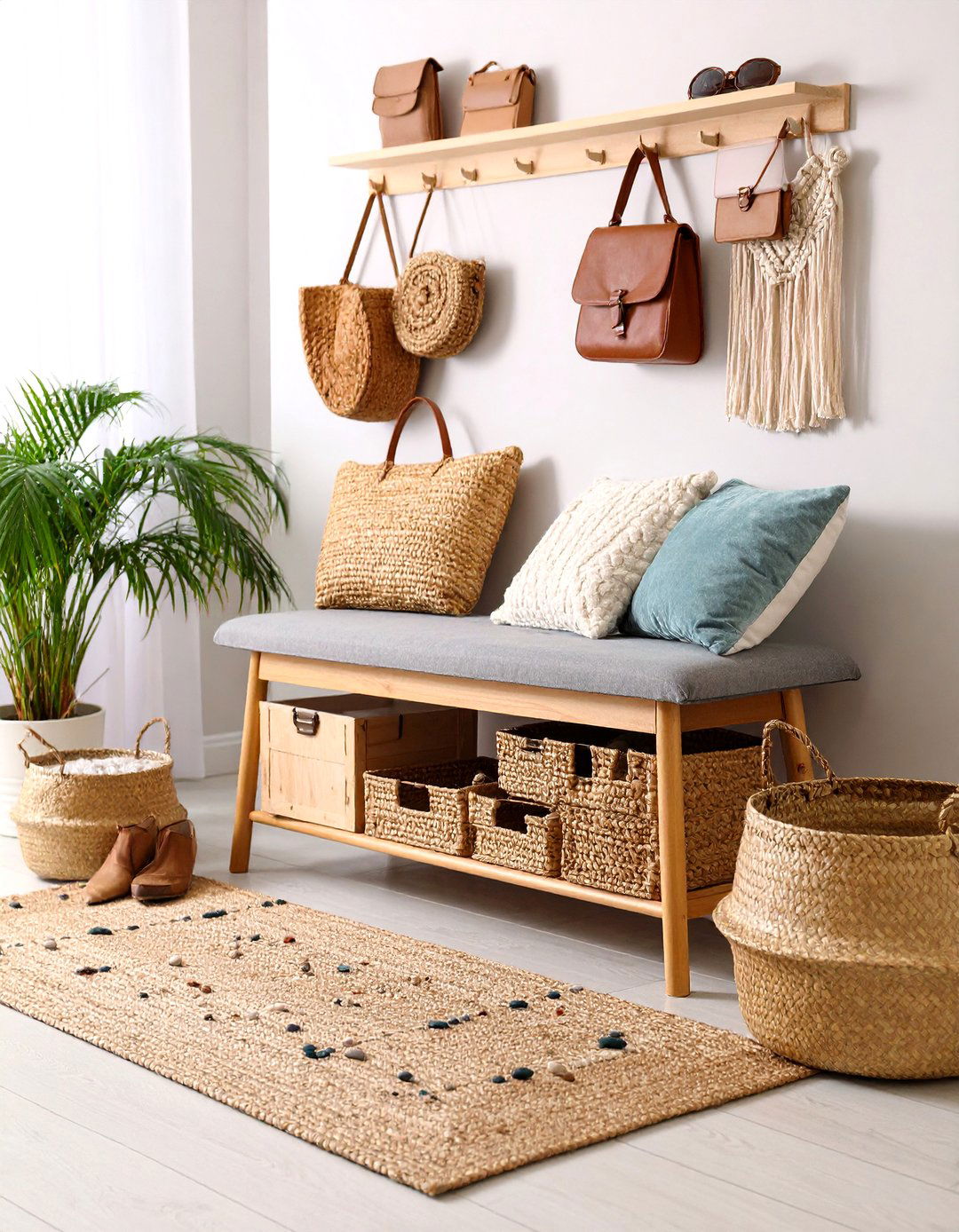 Entryway Bench Drop Zone - 20 Drop Zone Ideas