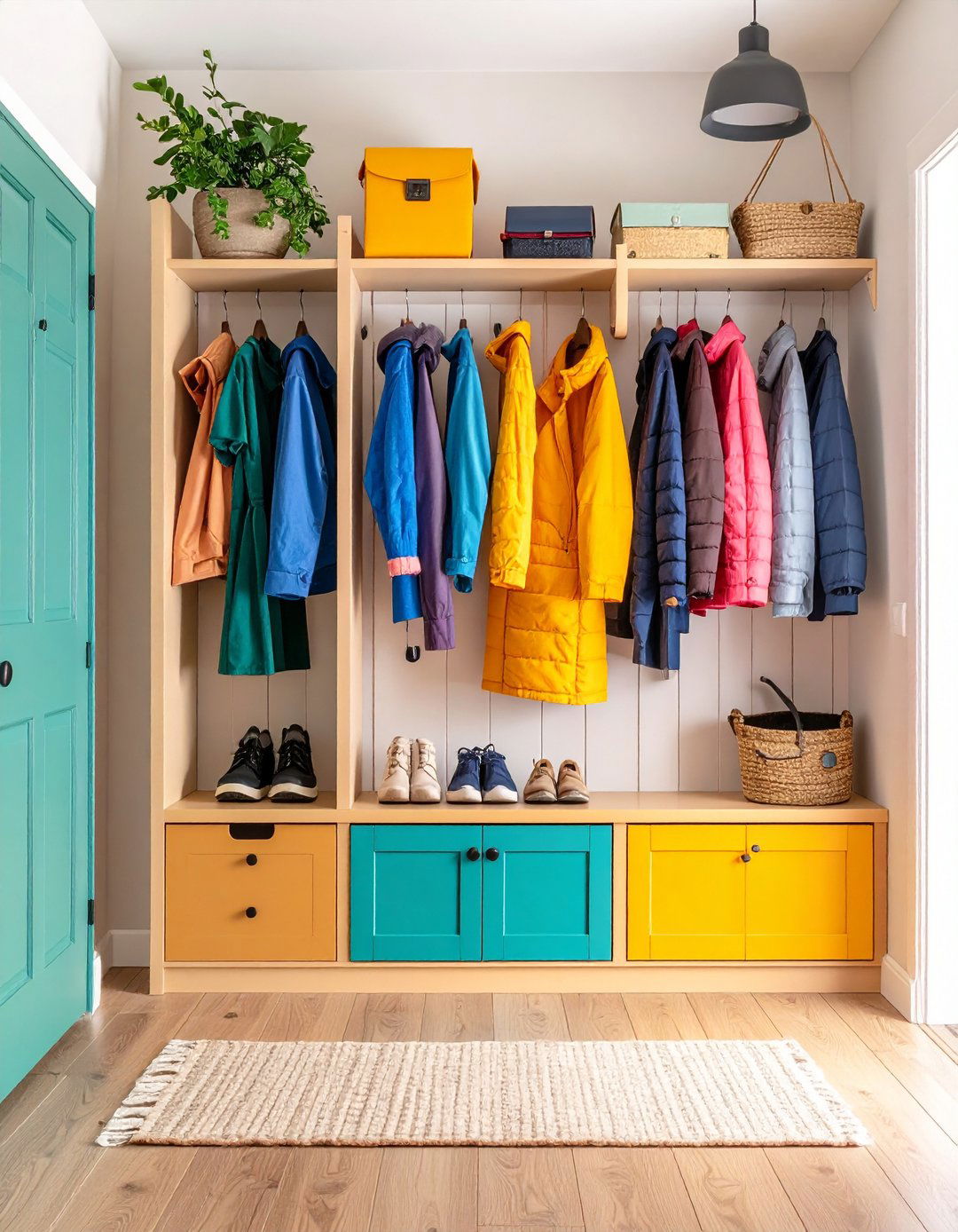 Entryway Closet Mudroom Conversion - 20 Entryway Closet Ideas