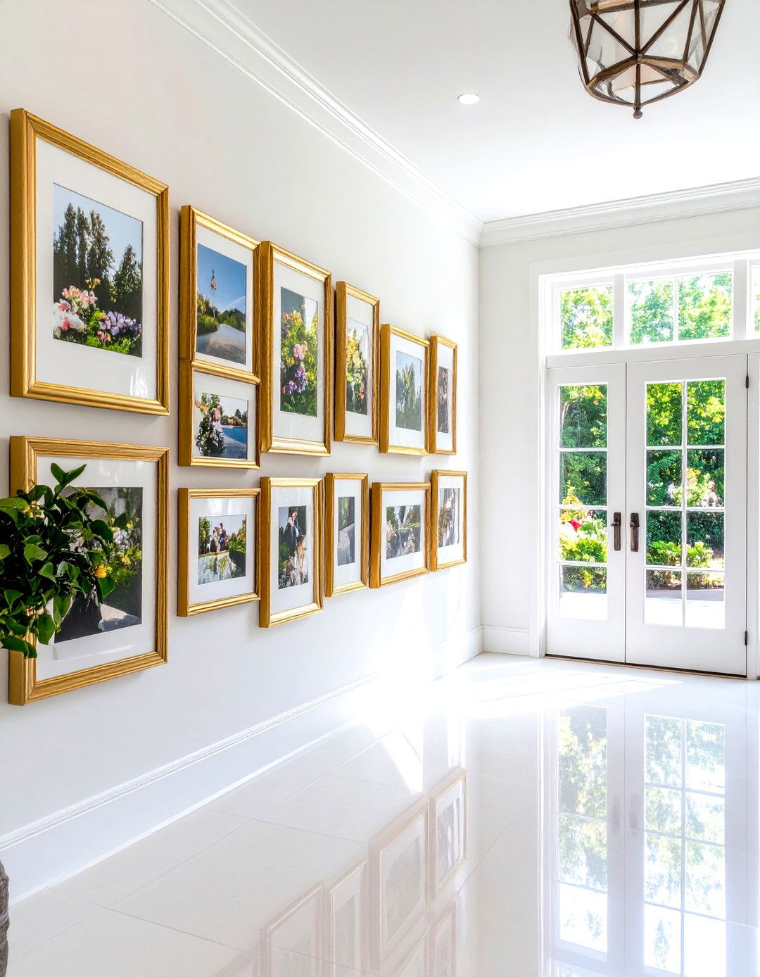 Entryway Welcome Photo Display - 20 Photo Display Ideas