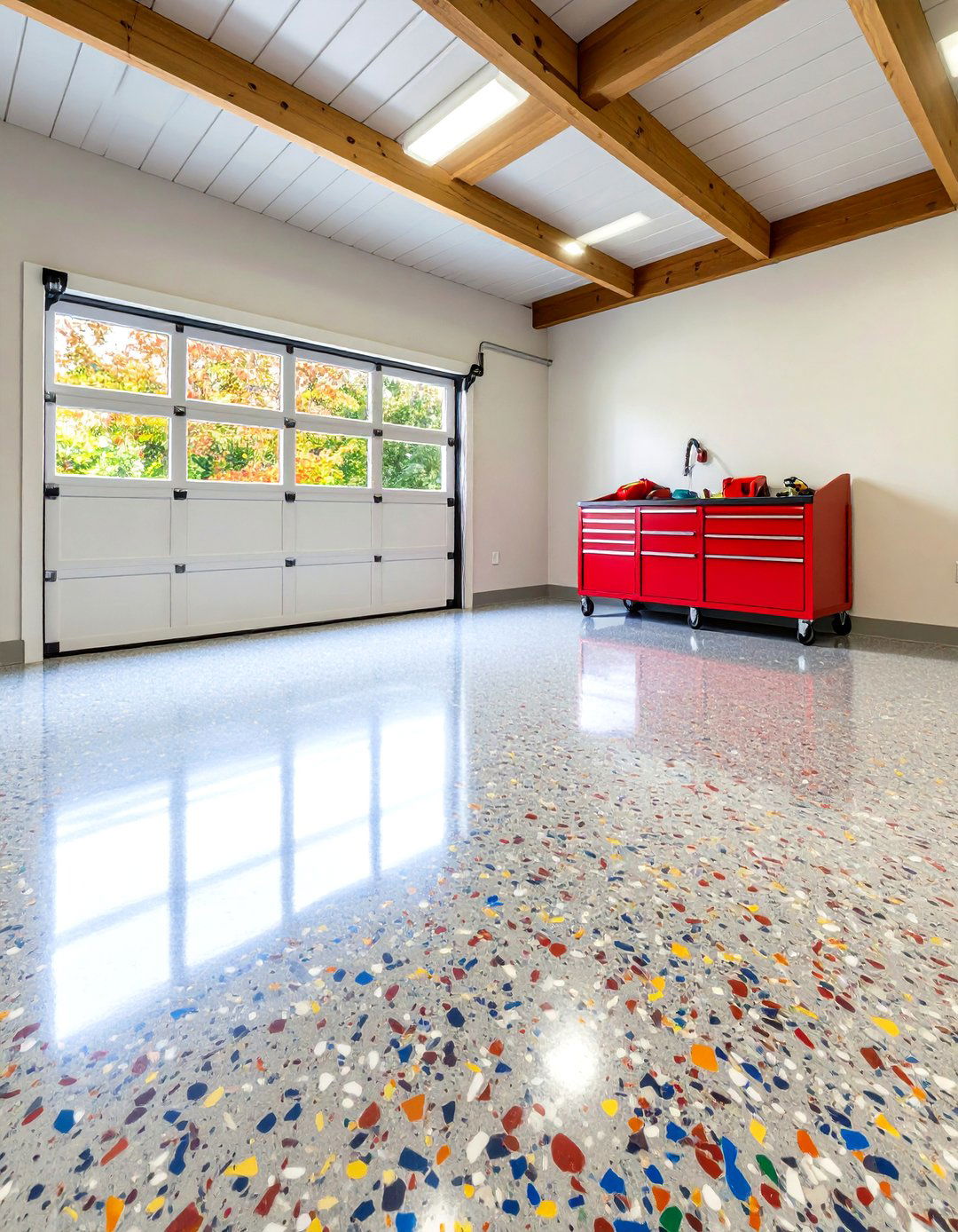 Epoxy Garage Flooring for a Hard Shell Finish - 20 Garage Flooring Ideas