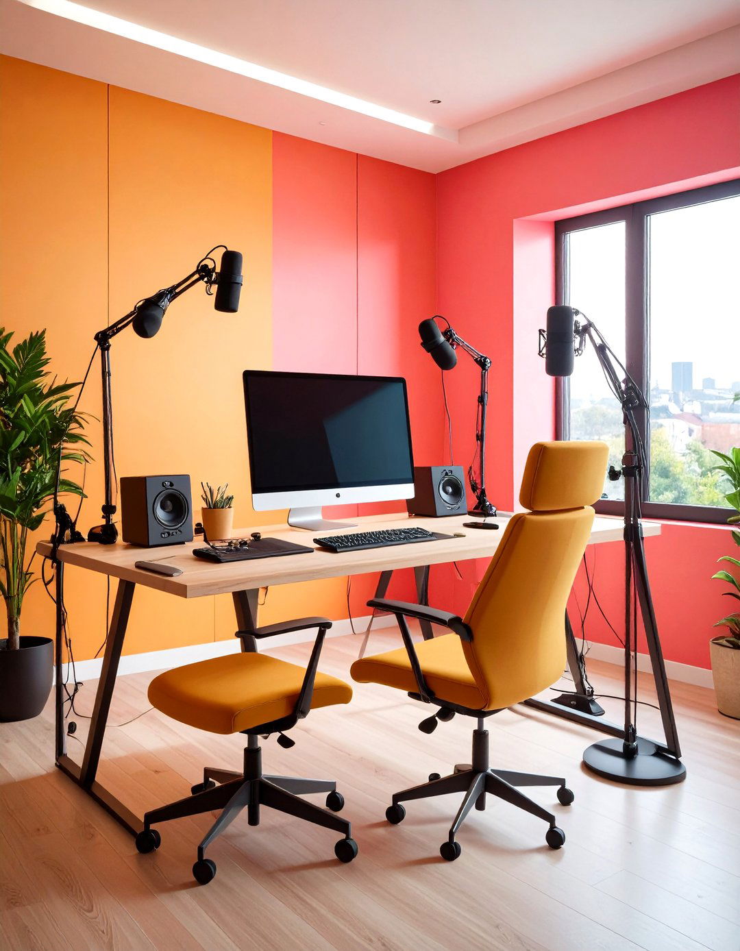 Ergonomic Equipment Placement in Podcast Rooms - 20 Podcast Room Ideas