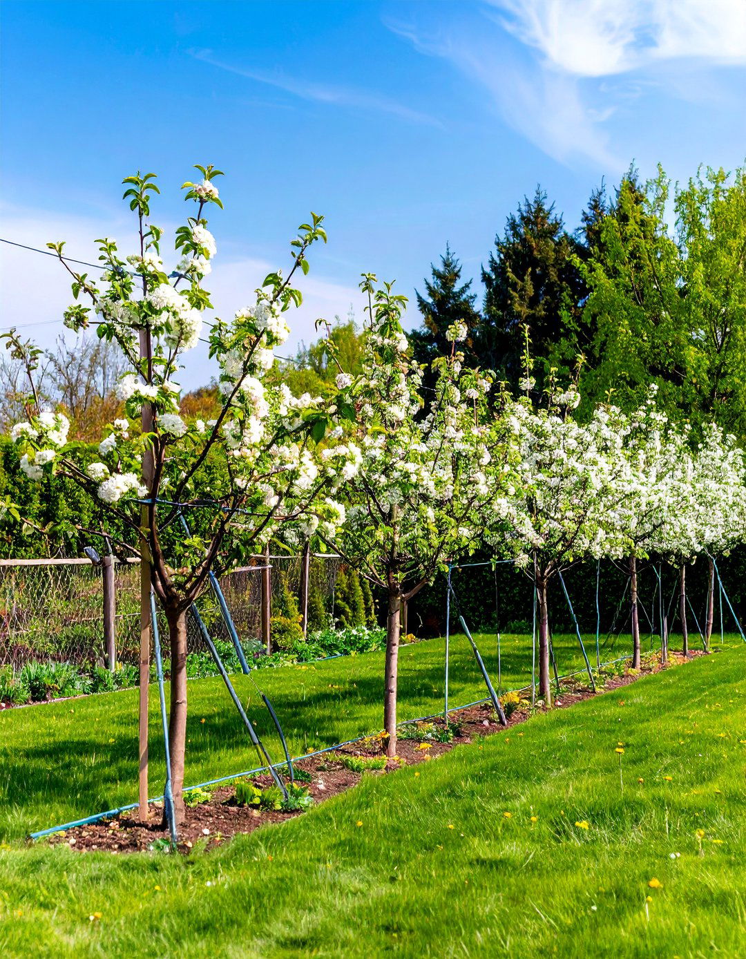 Espalier Fruit Tree Garden Divider - 20 Garden Divider Ideas