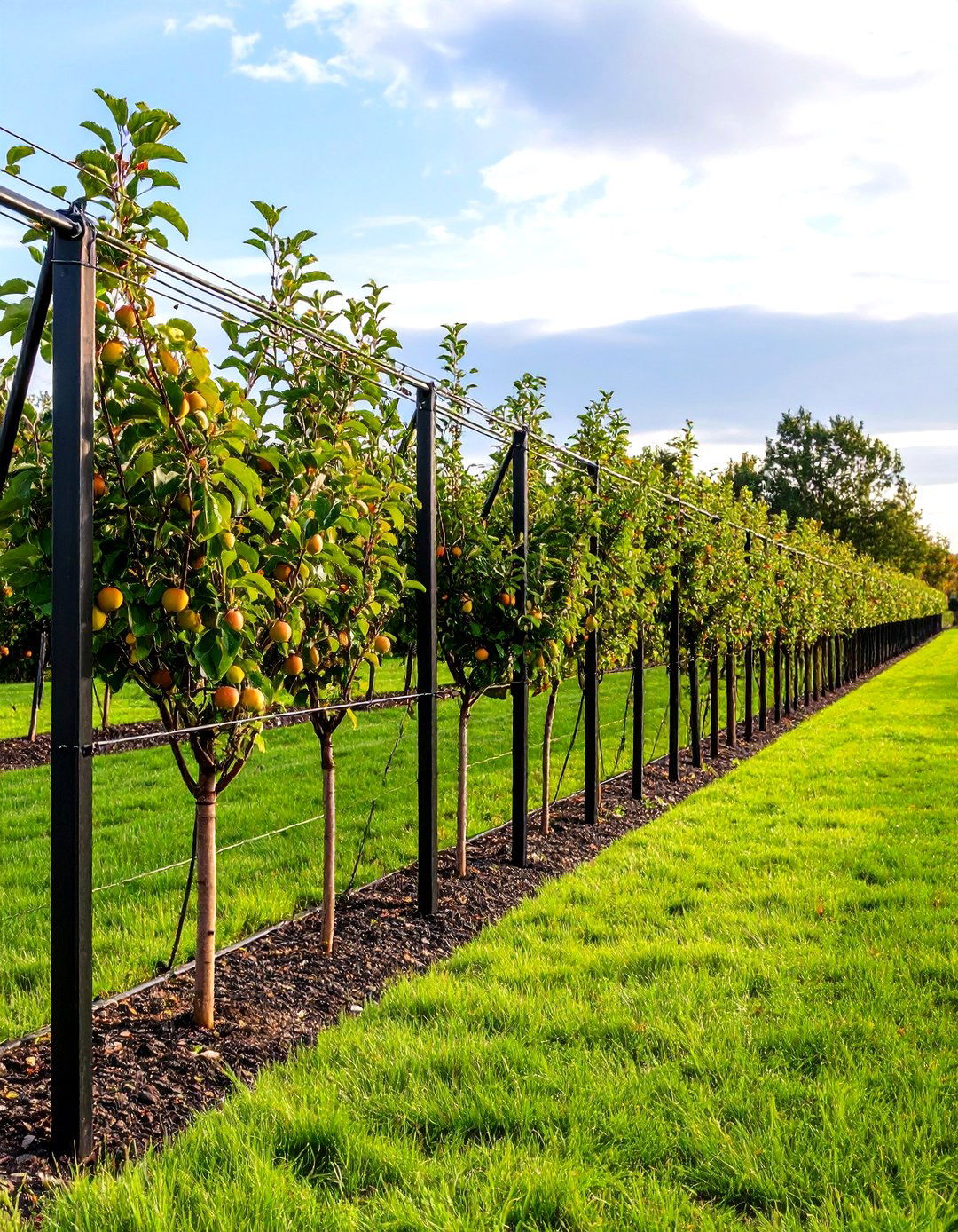 Espalier Fruit Tree Garden Screening Art - 20 Garden Screening Ideas