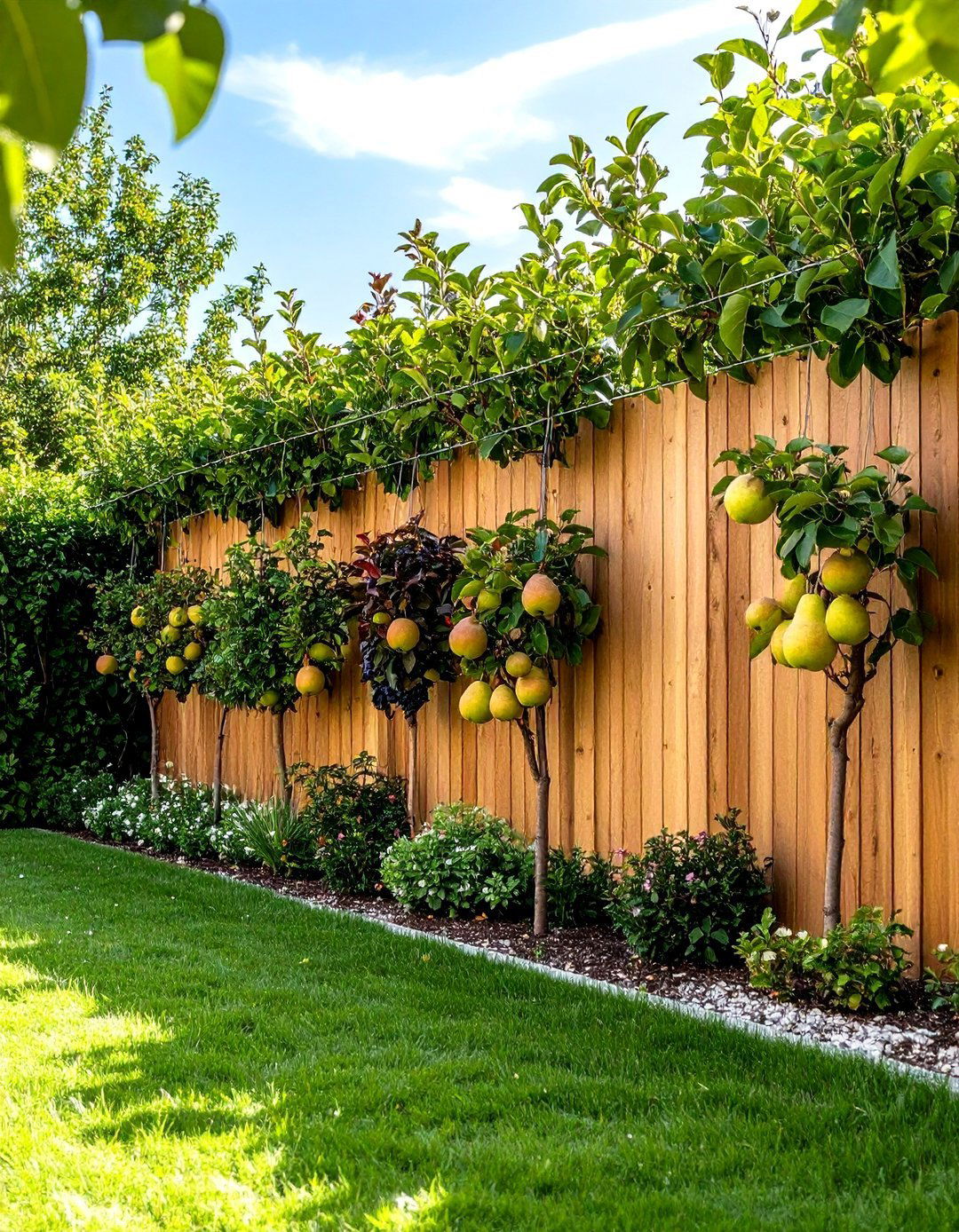 Espalier Fruit Tree Garden Wall - 20 Garden Wall Ideas