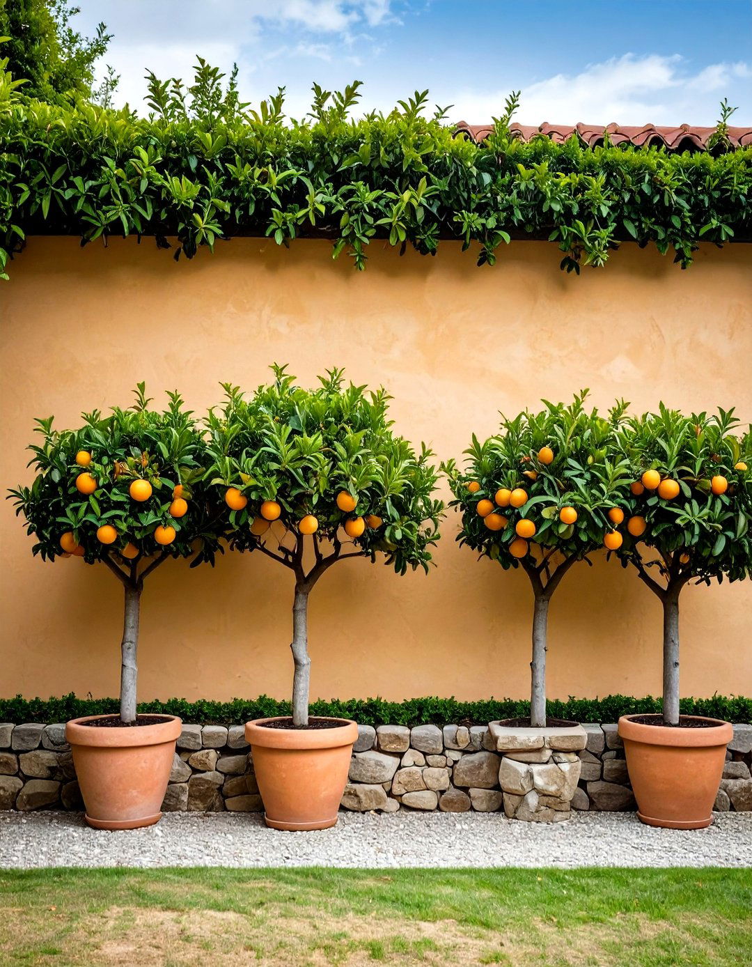 Espaliered Fruit Trees - 20 Small Walled Garden Ideas