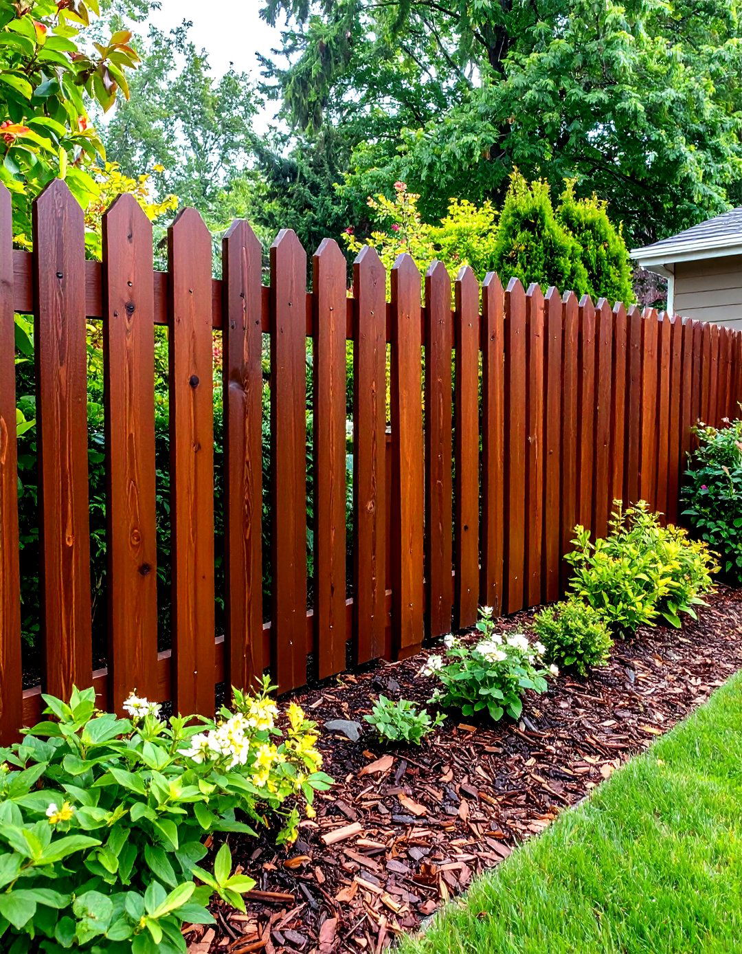 Espresso Brown Fence for Cozy Enclosure - 20 Fence Paint Colours