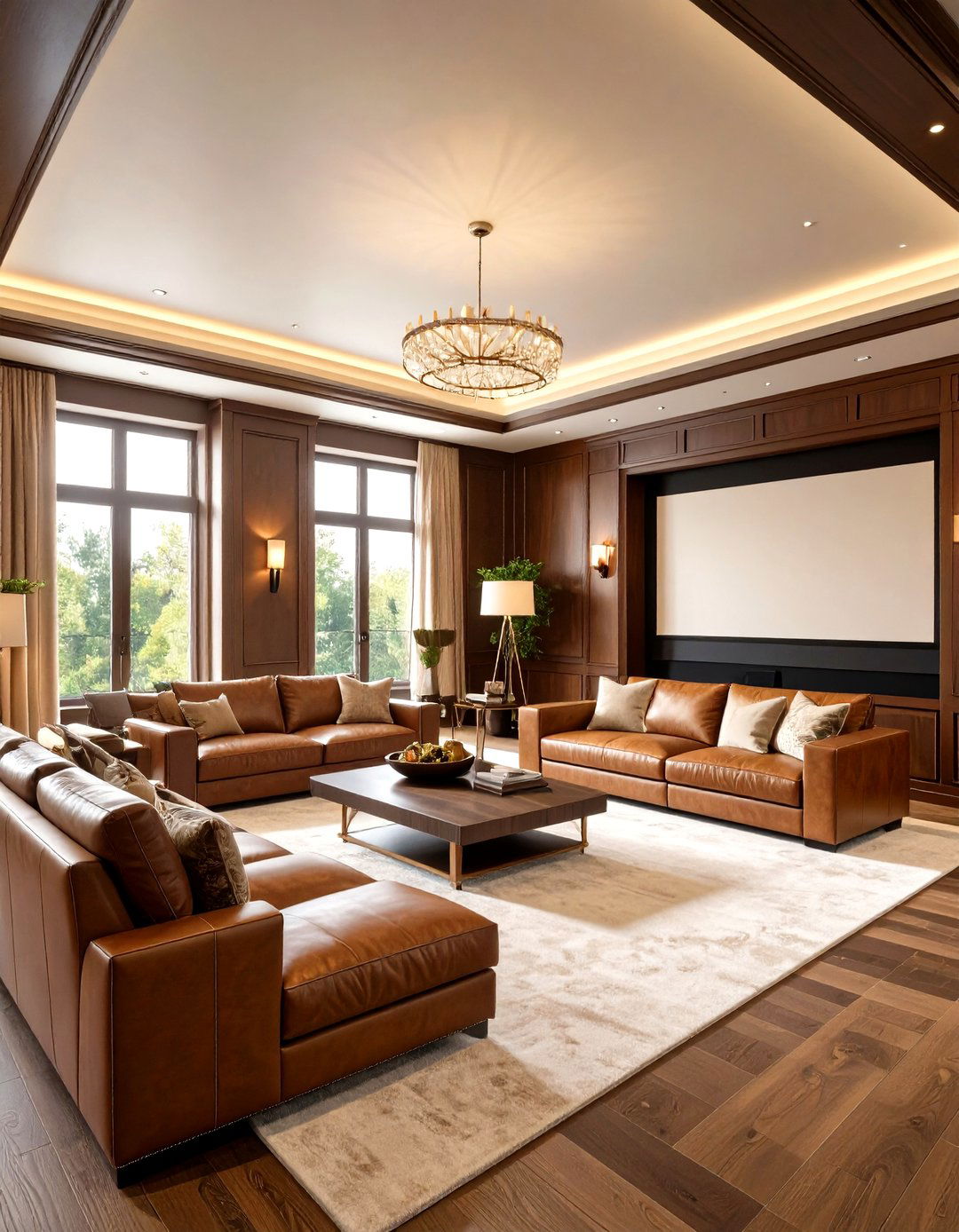 Espresso Brown Home Theater Paint Colors - 20 Home Theater Paint Colors