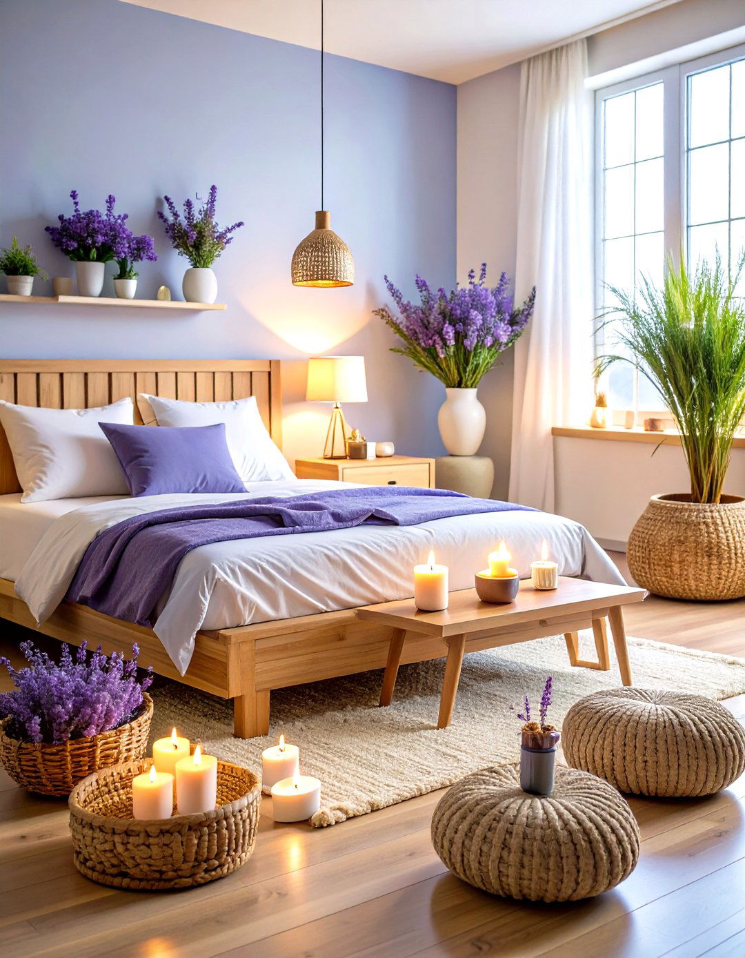Essential Oil Scented Earthy Bedroom with Aromatherapy Focus - 20 earthy bedroom ideas