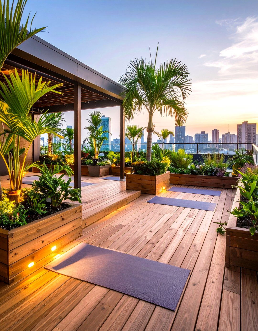 Establishing a Yoga Retreat in Your Rooftop Garden - 20 Rooftop Garden Ideas