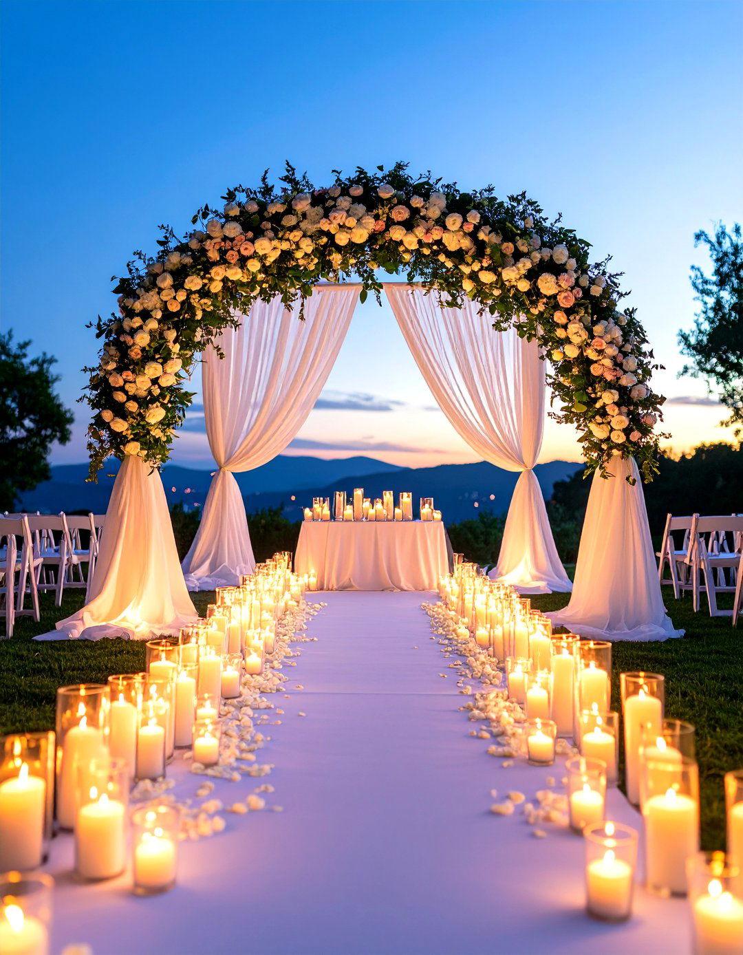 Ethereal Twilight Wedding Ceremony - 20 Wedding Ceremony Ideas