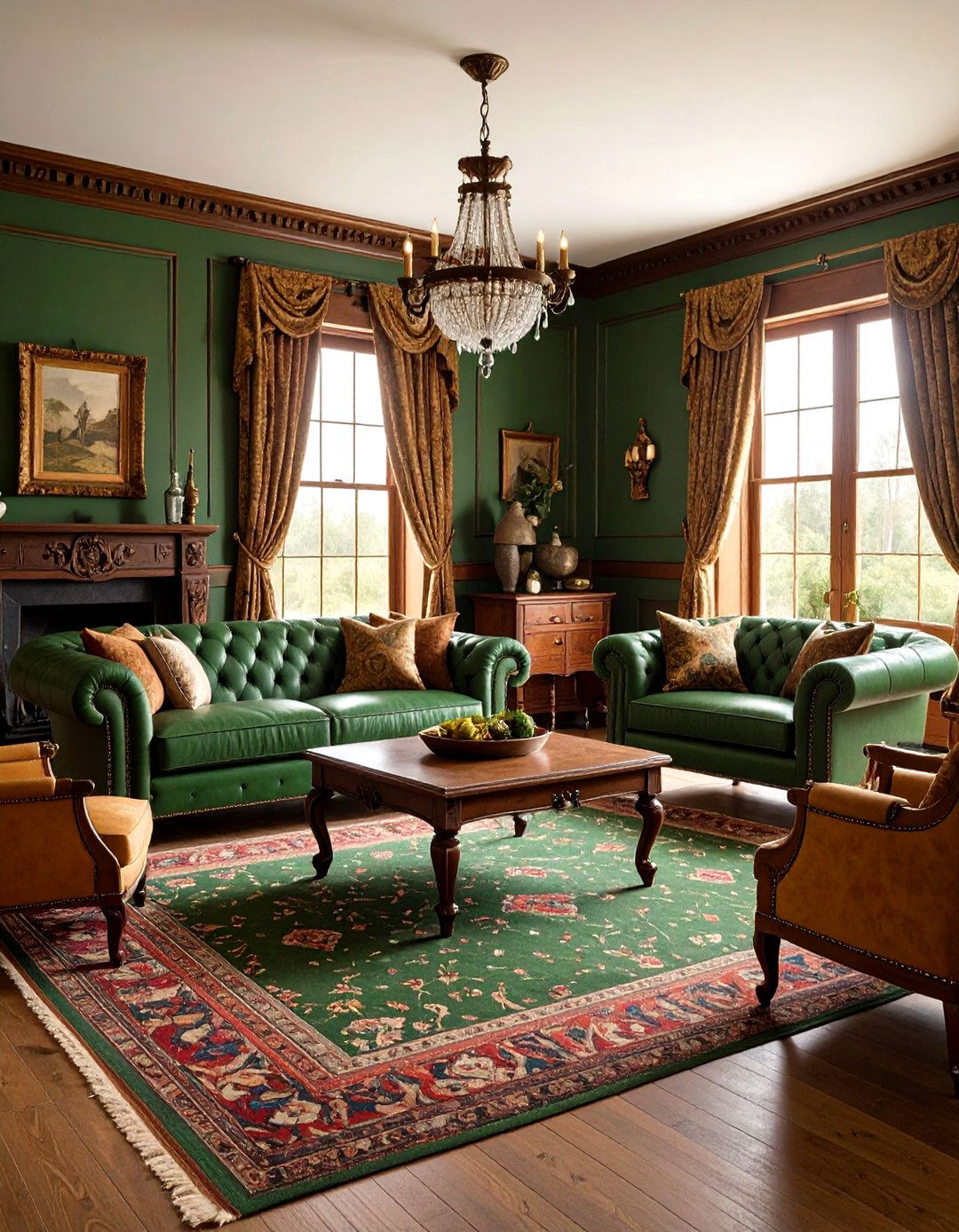 European Hunt Hunting Room Ideas with Formal Lodge Aesthetic - 20 Hunting Room Ideas