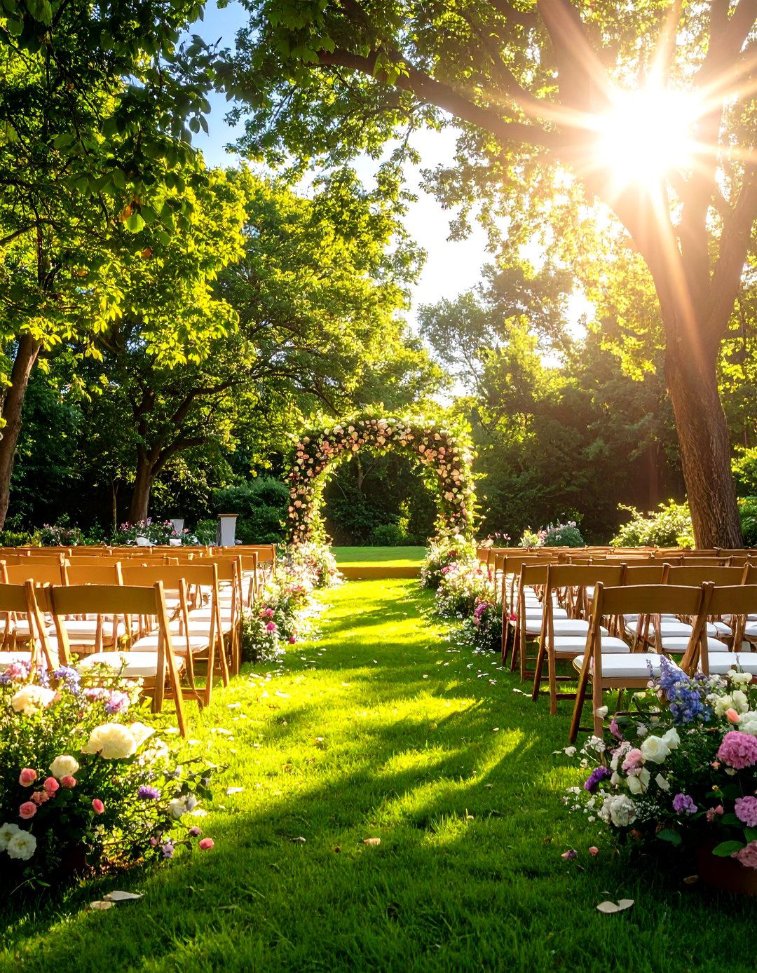 Exchange Vows in an Outdoor Garden - 20 Small Wedding Ideas