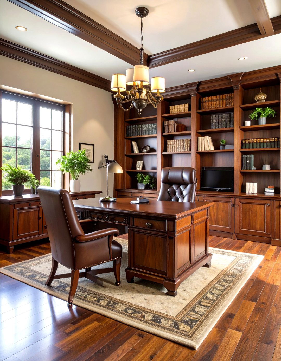 Executive Traditional Home Office Ideas for Him - 20 Home Office Ideas for Him