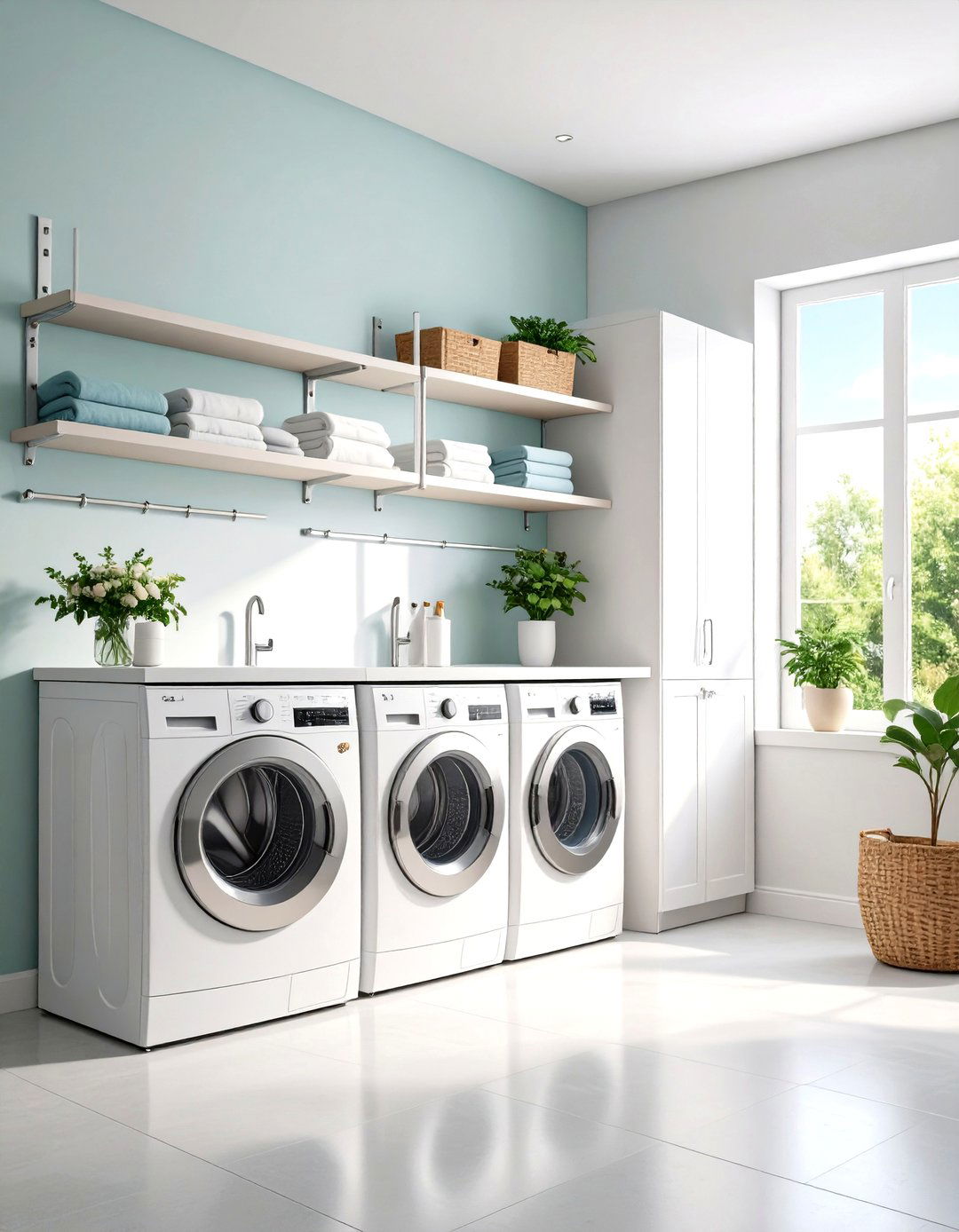 Expandable Laundry Room Drying Rack Rail System - 20 Laundry Room Drying Rack Ideas