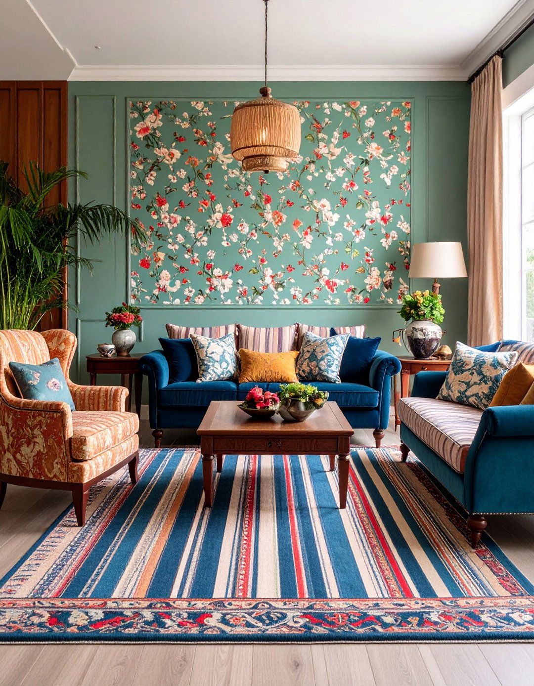 Experiment with Pattern DrenchingThoughtfully - 20 Formal Living Room Ideas