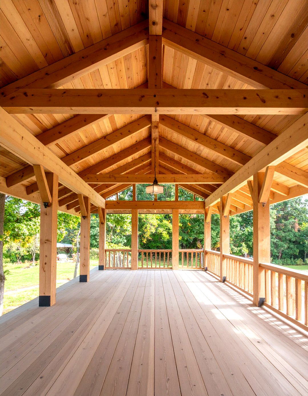 Exposed Beam Porch Ceiling - 20 Porch Ceiling Ideas
