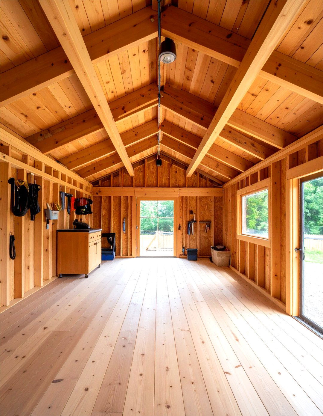 Exposed Ceiling Joists - 20 Shed Ceiling Ideas