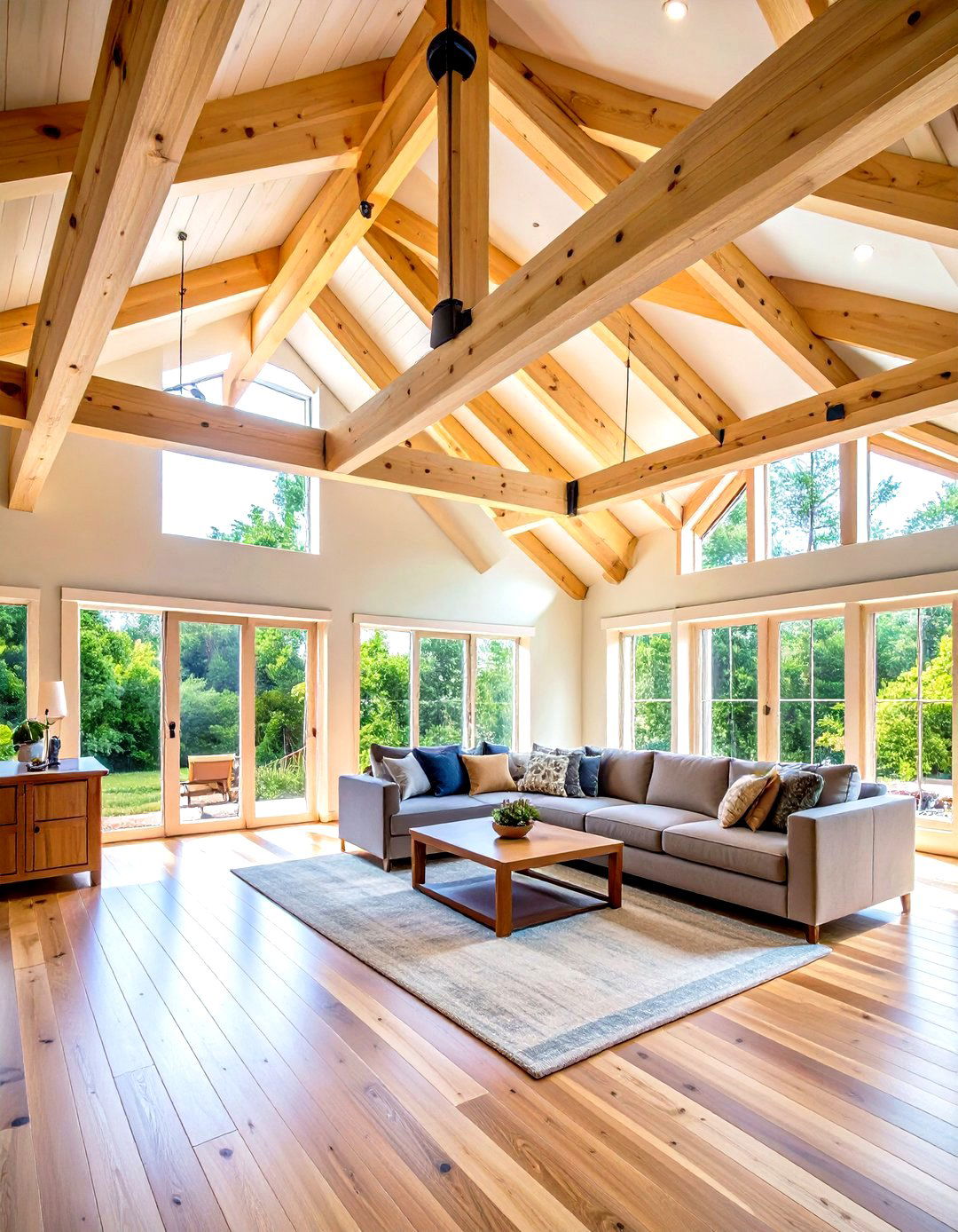 Exposed vs Faux Beams - 20 Vaulted Ceiling With Beams